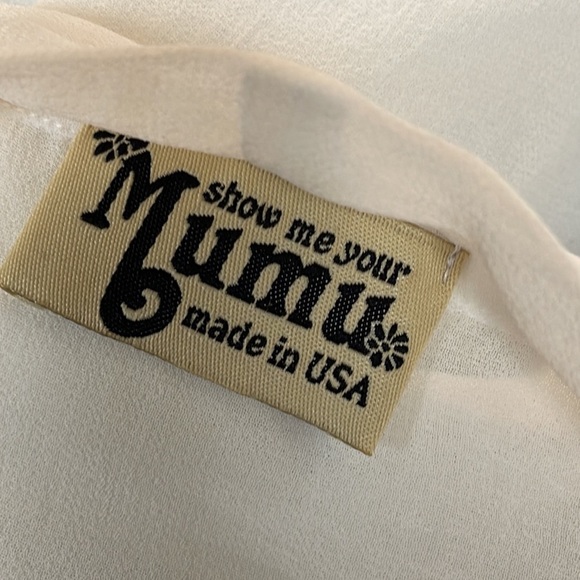 Show me your mumu white linen robe - Picture 6 of 6